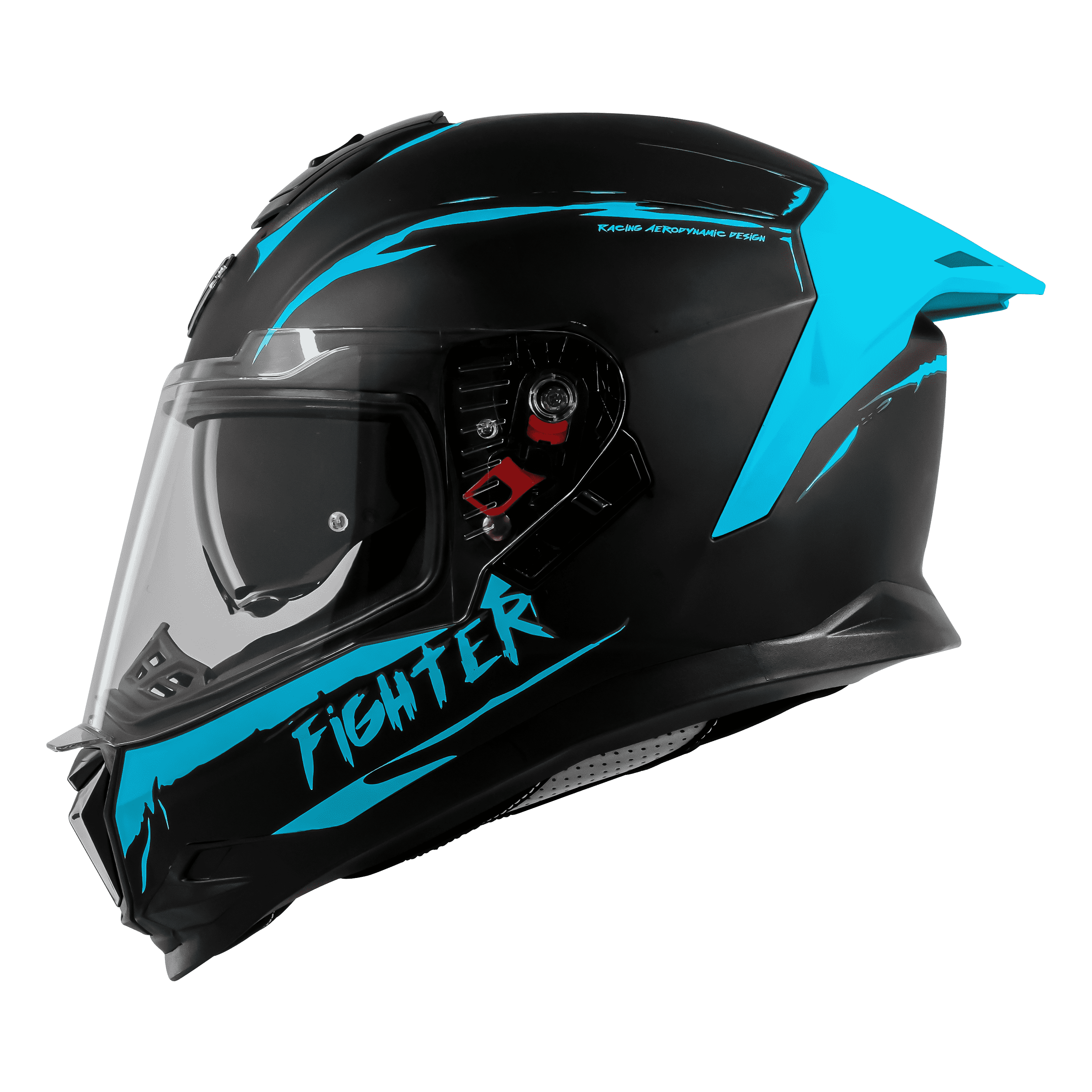 SBH-57 ISS FIGHTER F2 GLOSSY BLACK WITH JAZZ BLUE